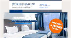 Desktop Screenshot of privatpension-wuppertal.de