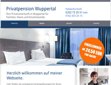 Tablet Screenshot of privatpension-wuppertal.de